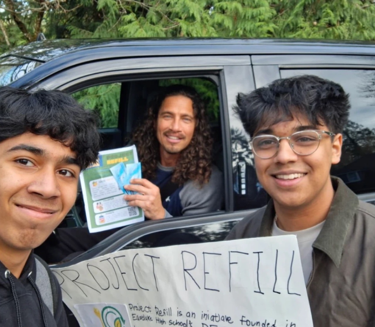 Project Refill car wash fundraiser