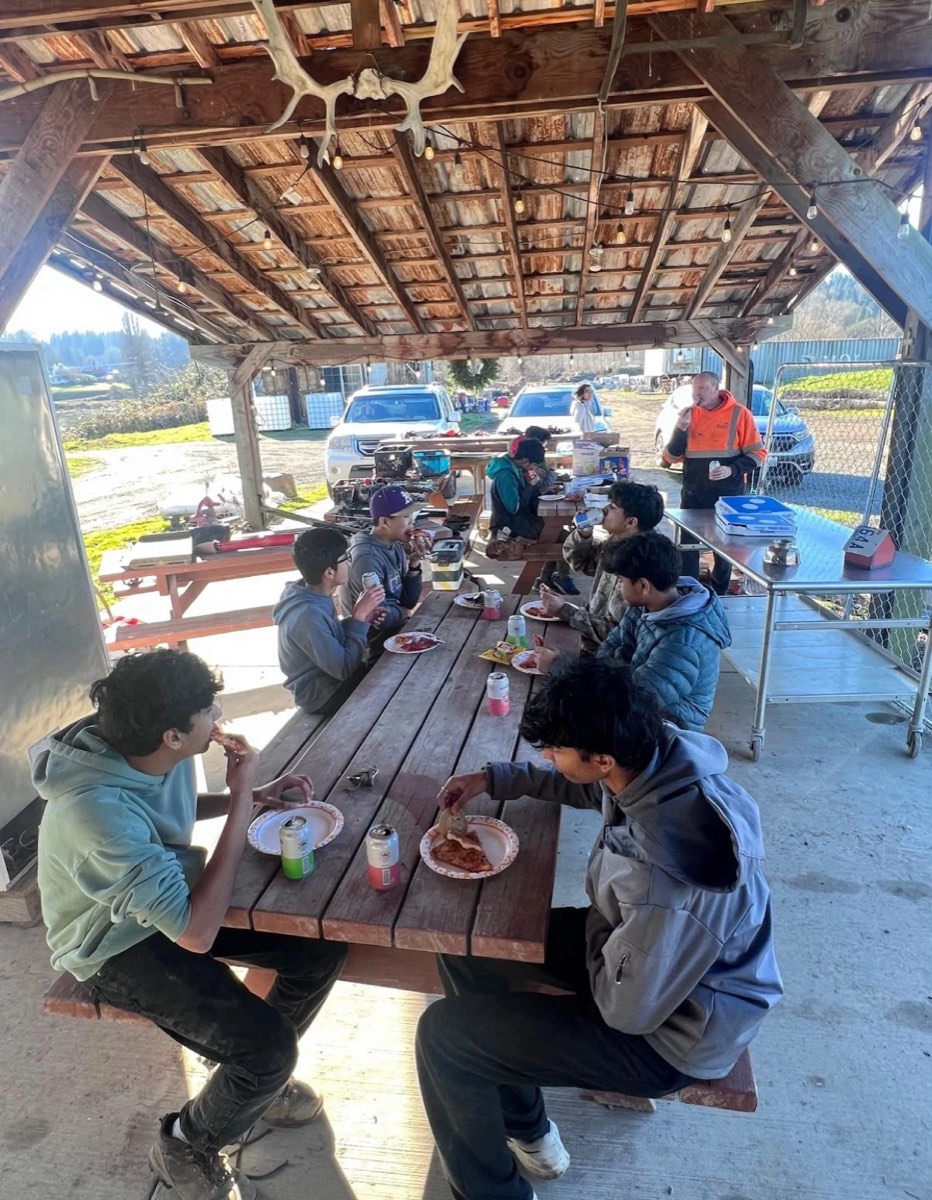 Lunch after a build day